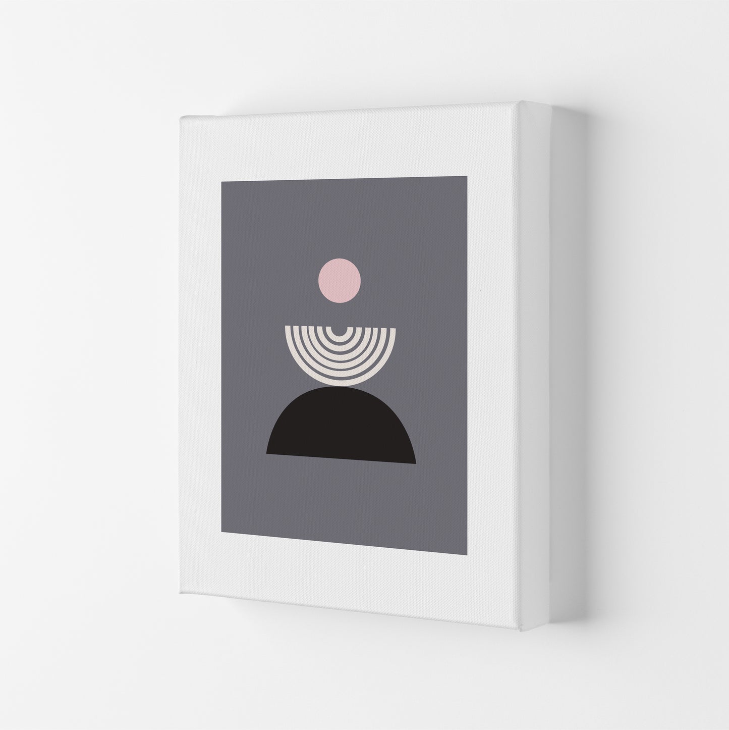 Mila Pink Fountain N9  Art Print by Pixy Paper Canvas
