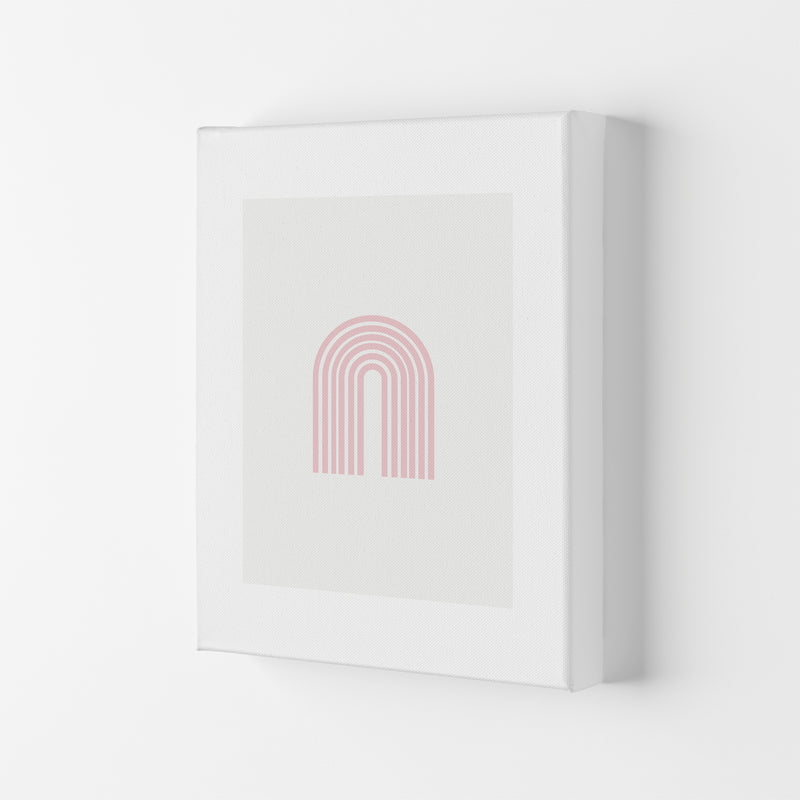 Mila Pink Rainbow N8  Art Print by Pixy Paper Canvas