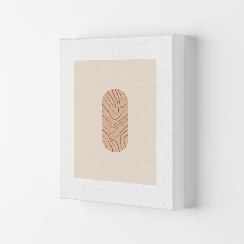 Mica Sand Leaf N12  Art Print by Pixy Paper Canvas