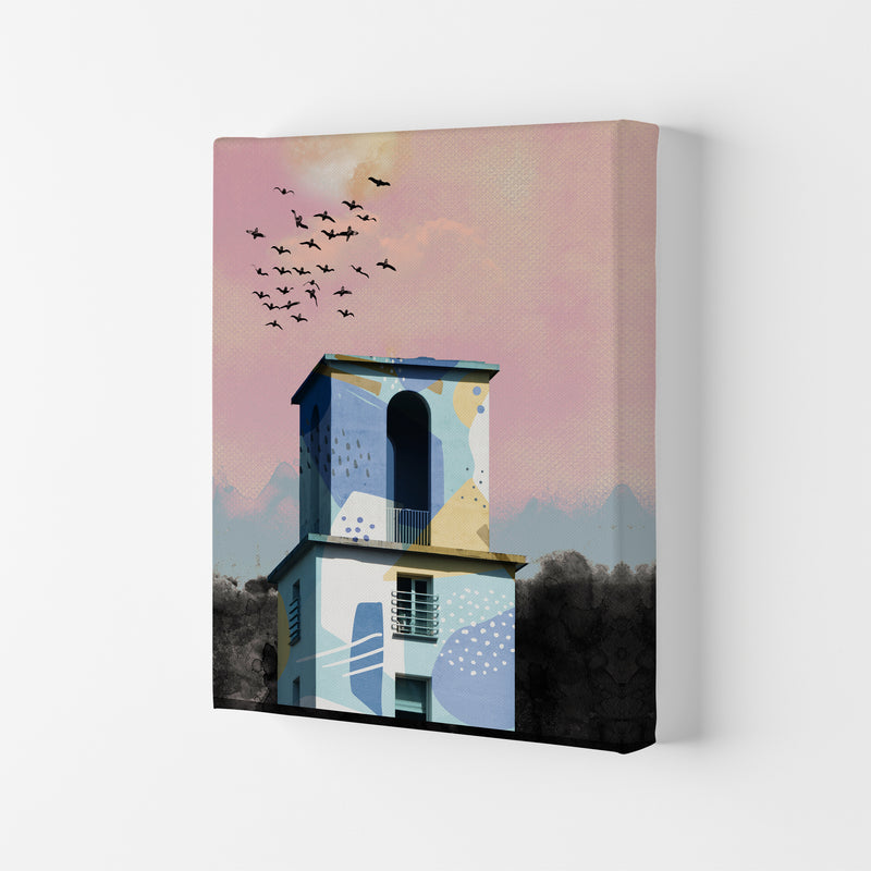 Pop Art Concrete Tower  Art Print by Pixy Paper Canvas