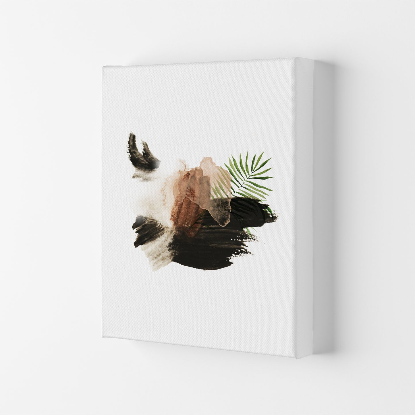 Exotic Abstract Shapes  Art Print by Pixy Paper Canvas