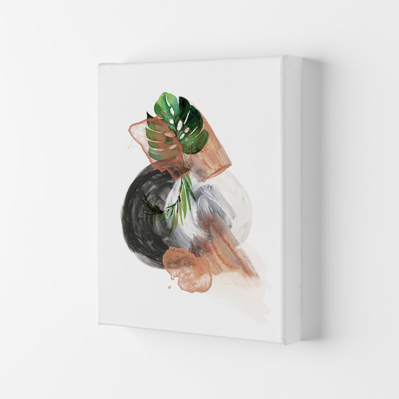 Round Exotic Abstract  Art Print by Pixy Paper Canvas