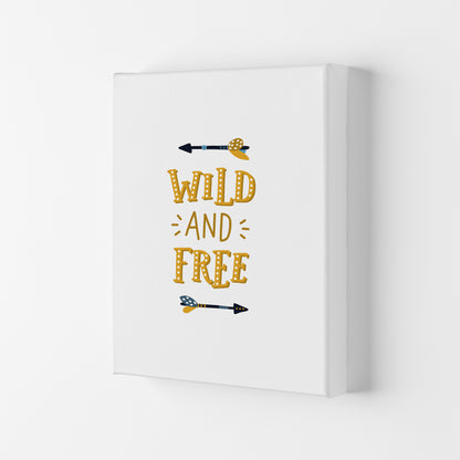 Little Explorer Wild And Free  Art Print by Pixy Paper Canvas