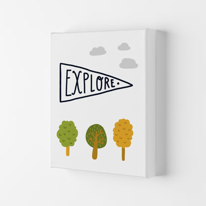 Little Explorer Sign  Art Print by Pixy Paper Canvas