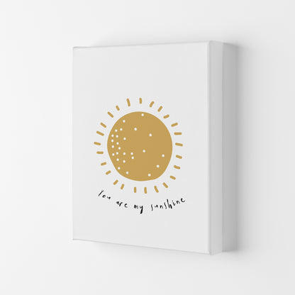You Are My Sunshine  Art Print by Pixy Paper Canvas