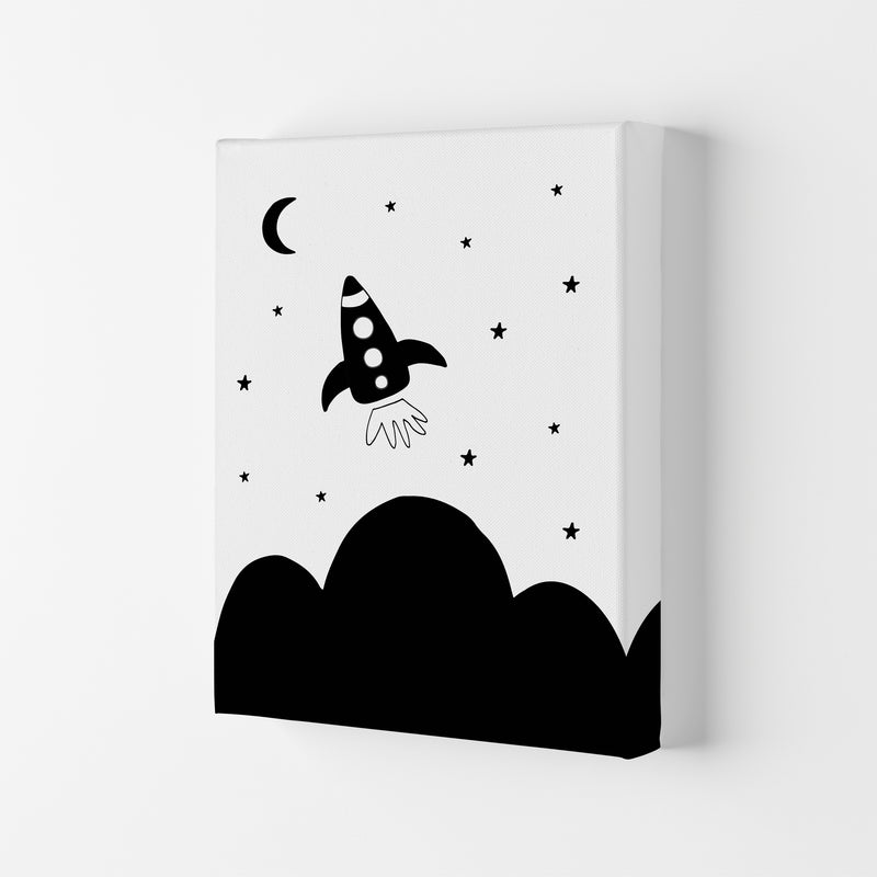 Spaceship Explorer  Art Print by Pixy Paper Canvas
