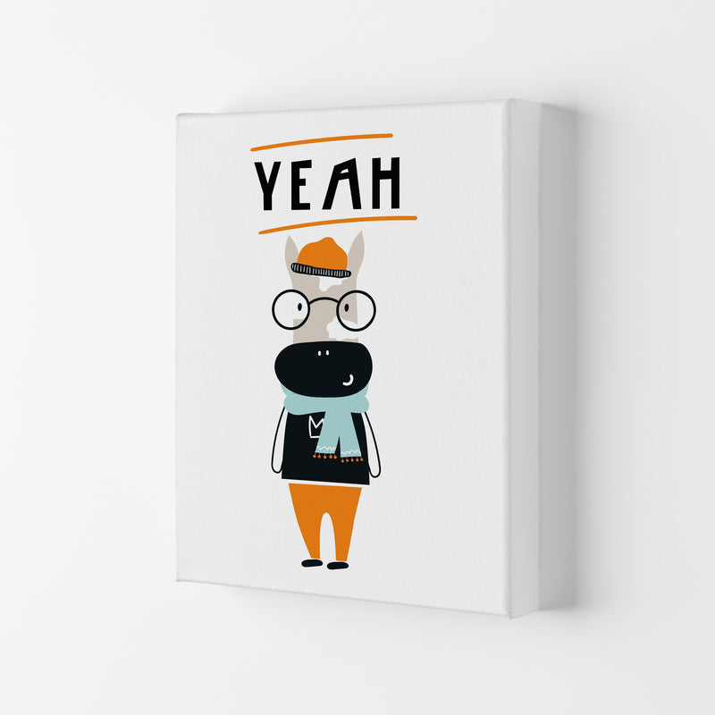Yeah Animal Pop  Art Print by Pixy Paper Canvas