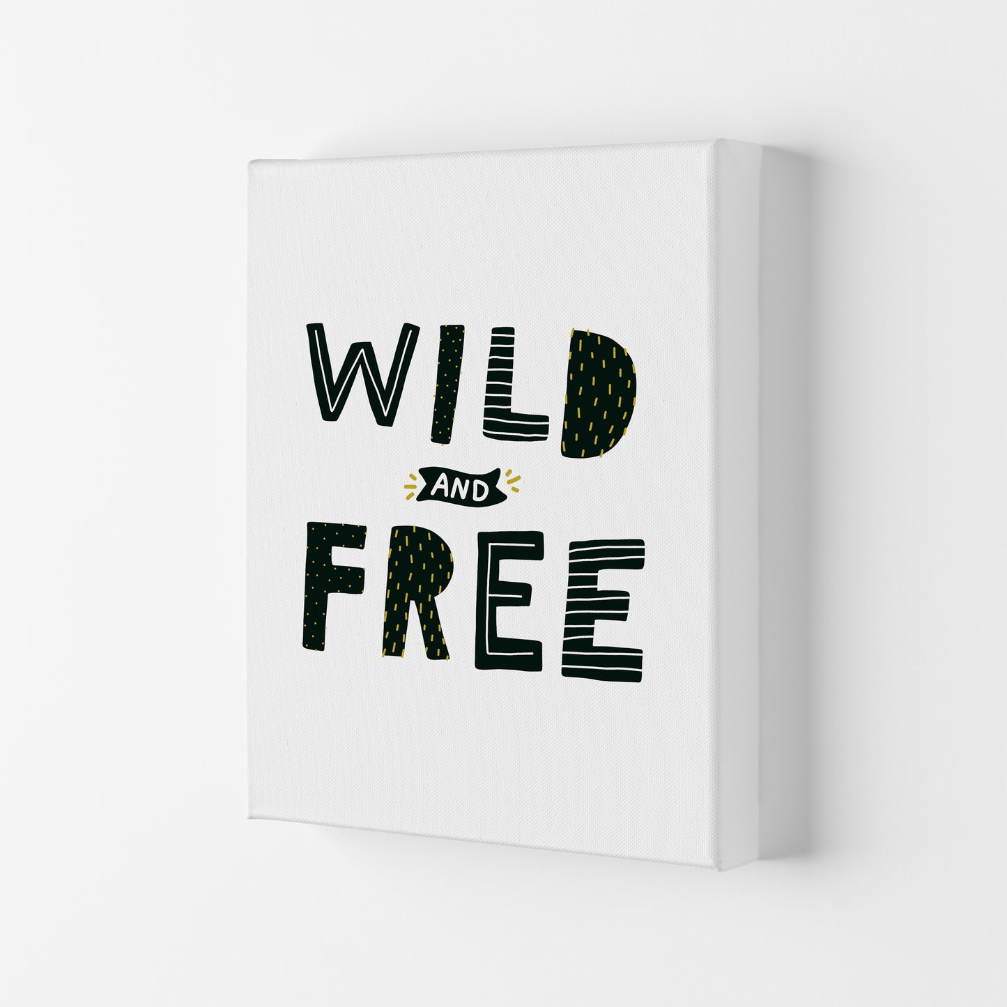 Wild And Free  Art Print by Pixy Paper Canvas