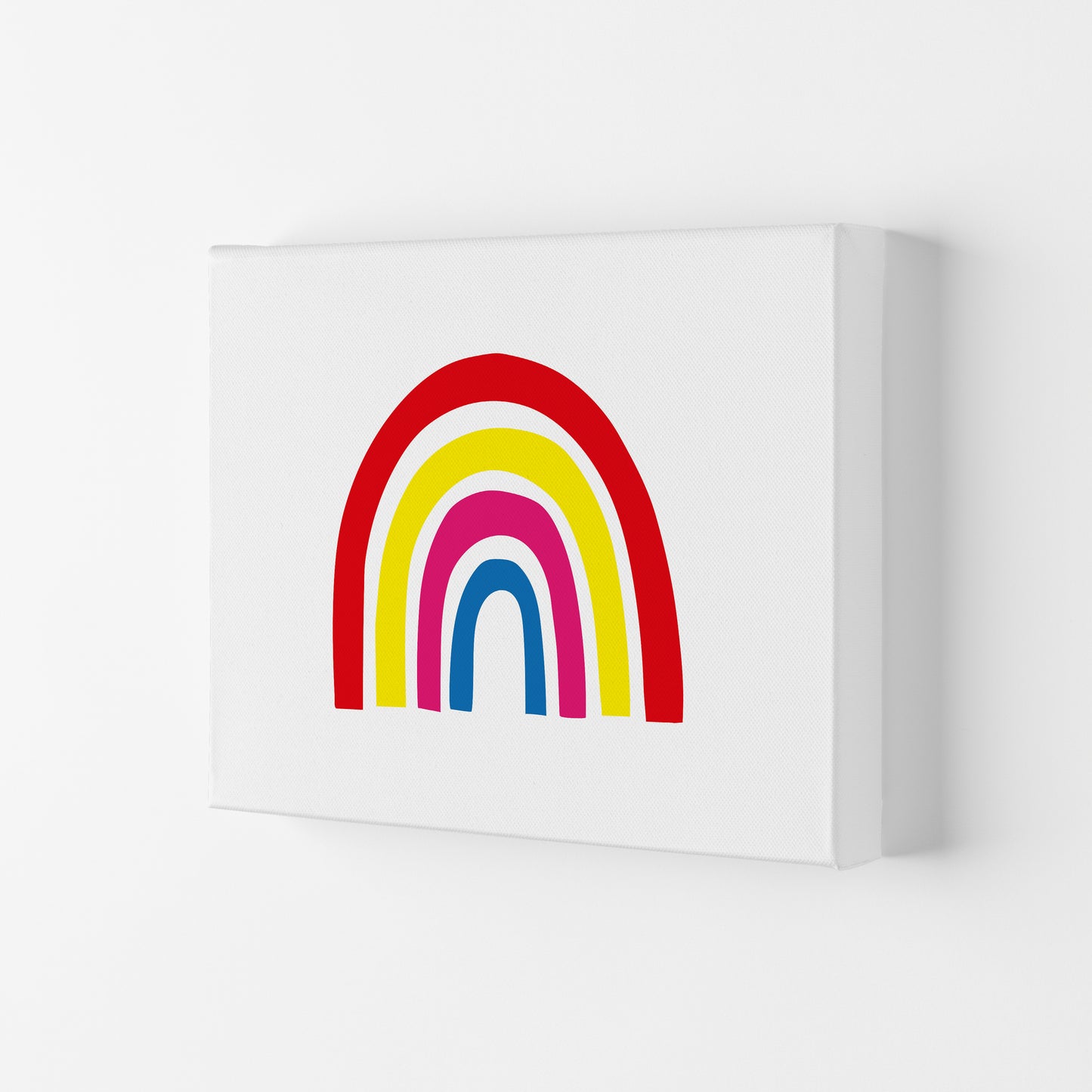 Rainbow Red  Art Print by Pixy Paper Canvas