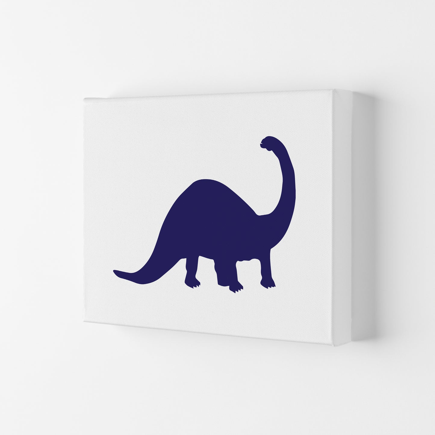 Sauro Navy  Art Print by Pixy Paper Canvas