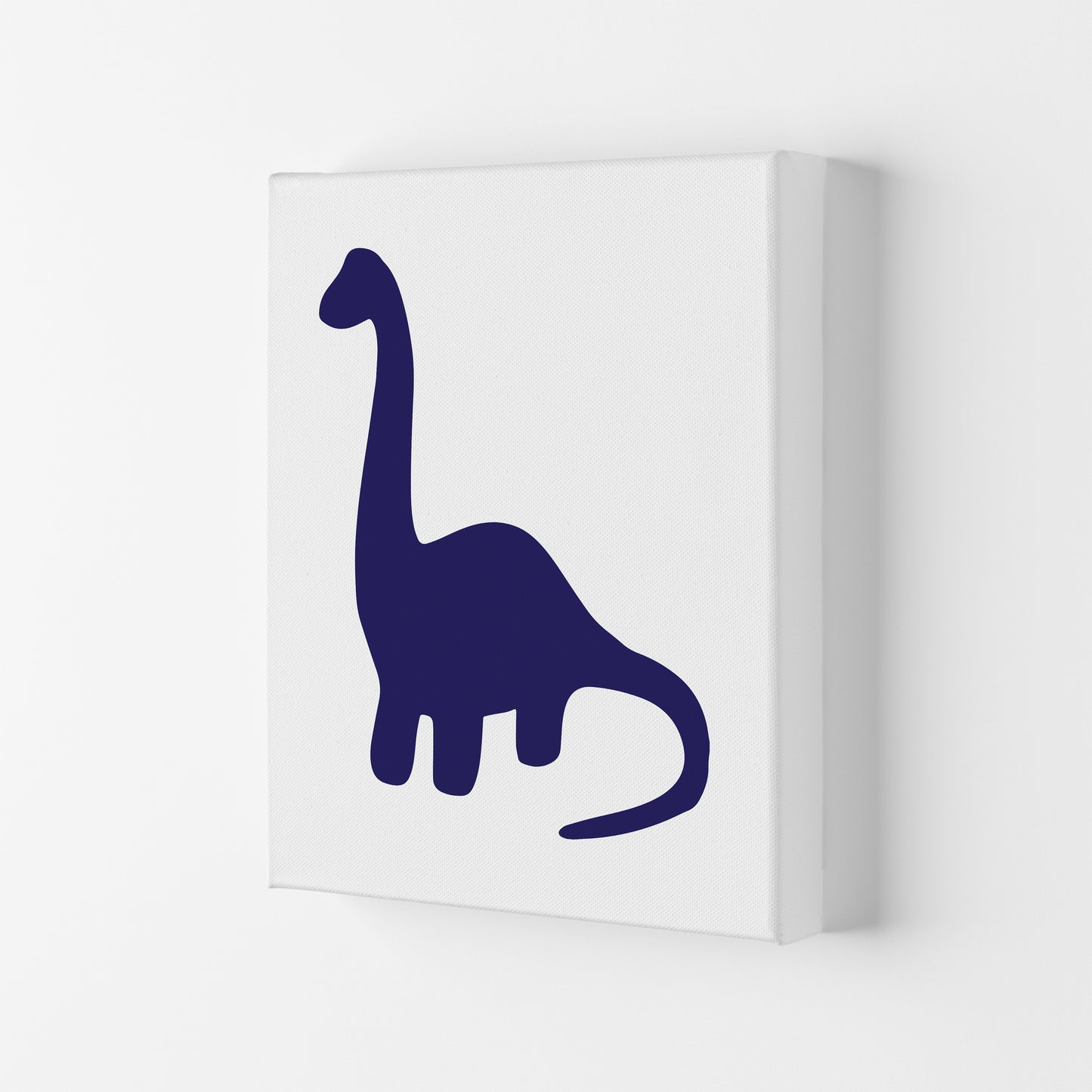Brach Navy  Art Print by Pixy Paper Canvas