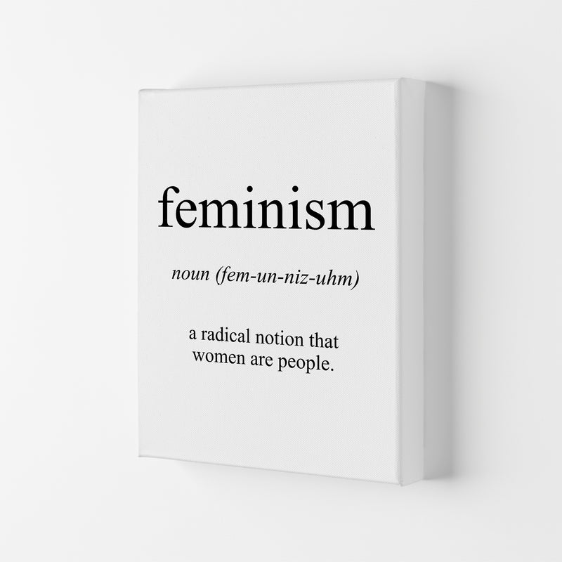 Feminism Meaning  Art Print by Pixy Paper Canvas