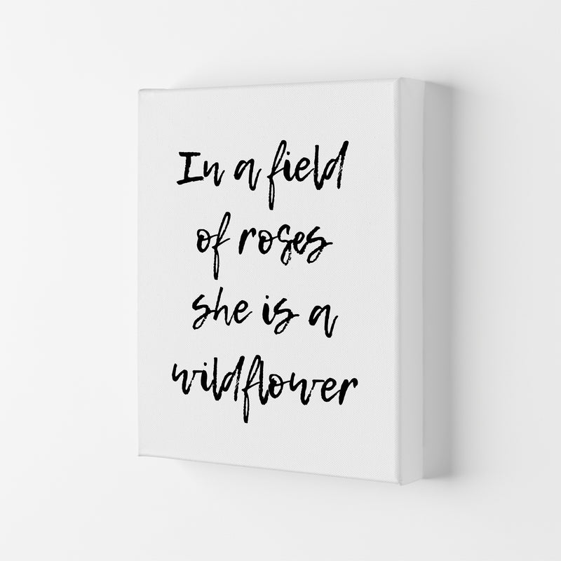 In A Field Of Roses  Art Print by Pixy Paper Canvas