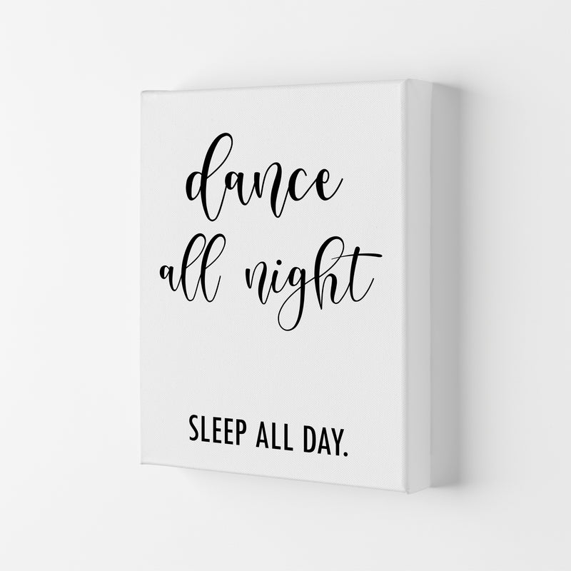 Dance All Night  Art Print by Pixy Paper Canvas
