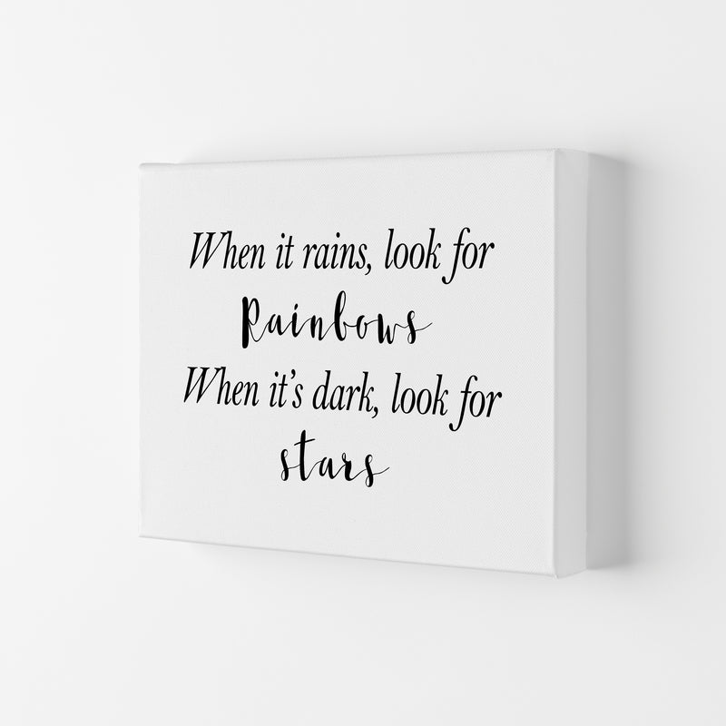 When It Rains  Art Print by Pixy Paper Canvas