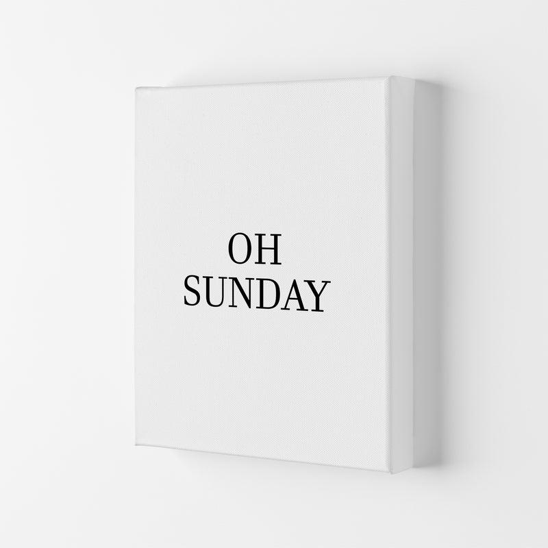Oh Sunday  Art Print by Pixy Paper Canvas