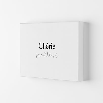 Cherie  Art Print by Pixy Paper Canvas