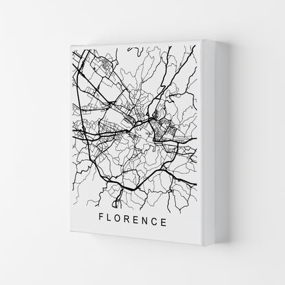 Florence Map Art Print by Pixy Paper Canvas