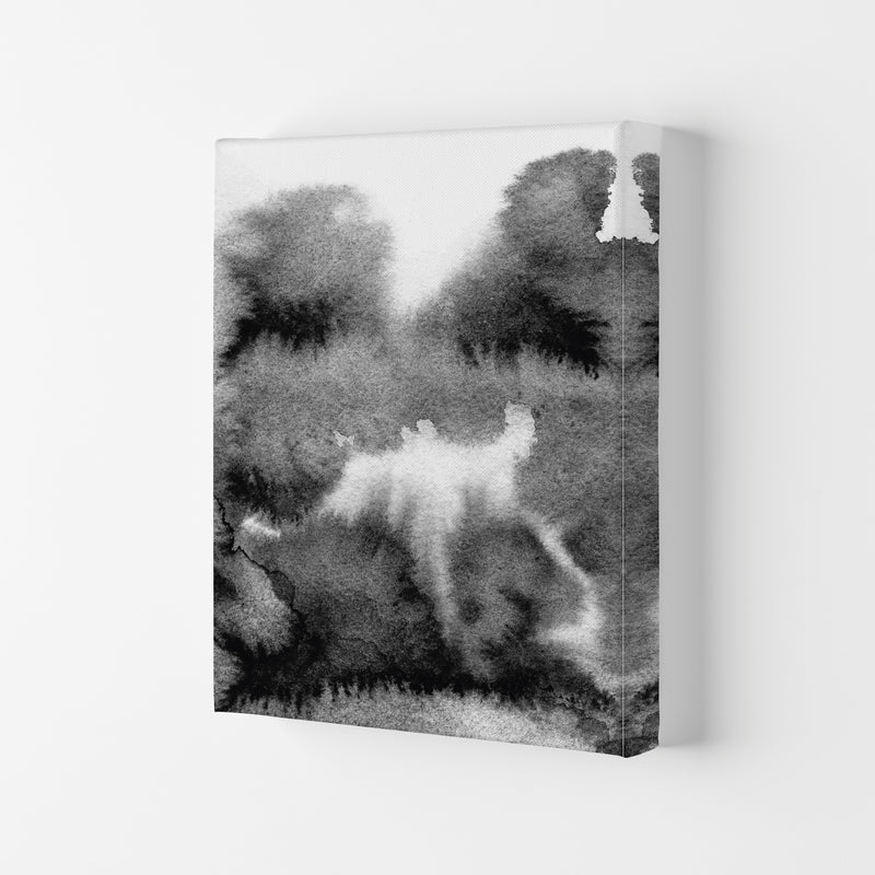 Majestic Monochrome Watercolour 17 Art Print by Pixy Paper Canvas