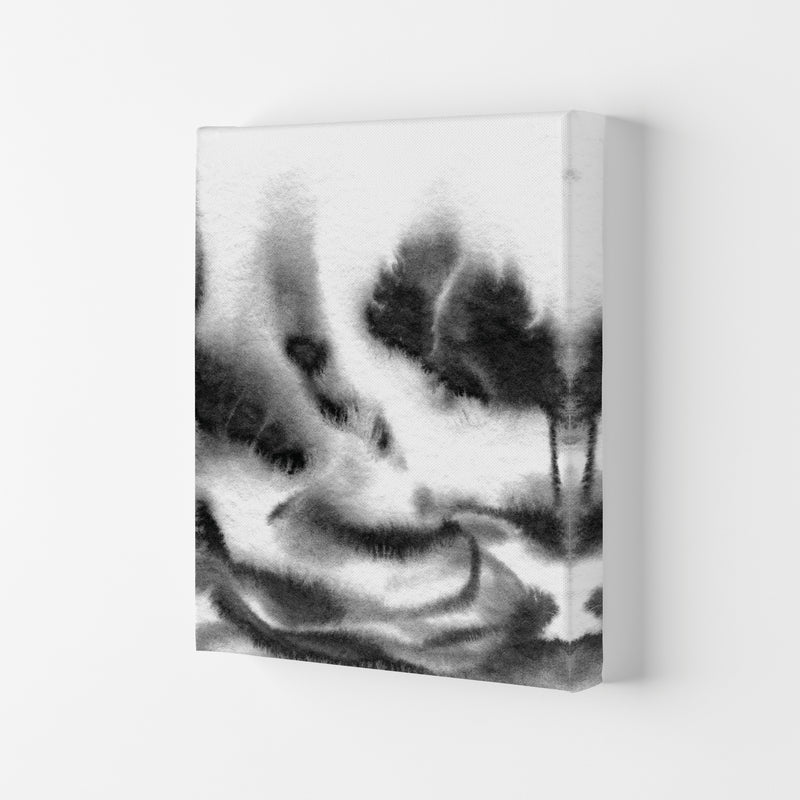 Majestic Monochrome Watercolour 06 Art Print by Pixy Paper Canvas