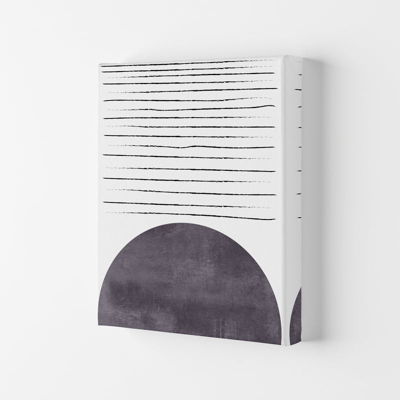 Sun lines pink cotton Art Print by Pixy Paper Canvas
