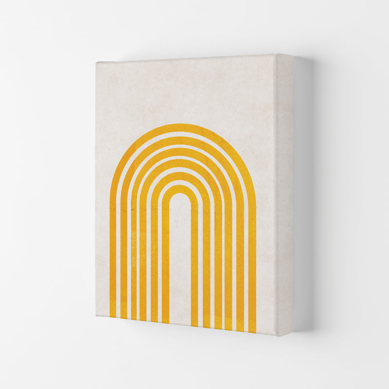 Rainbow mustard Art Print by Pixy Paper Canvas