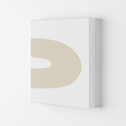 Inspired Side Beige Rainbow Art Print by Pixy Paper Canvas