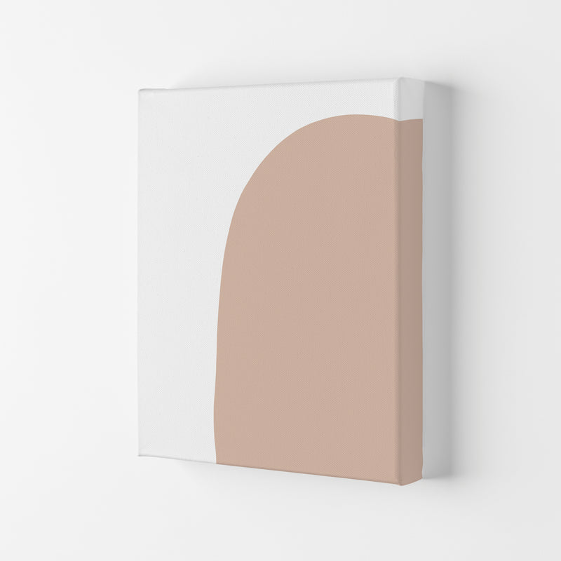 Inspired Pink Abstract Shape Art Print by Pixy Paper Canvas