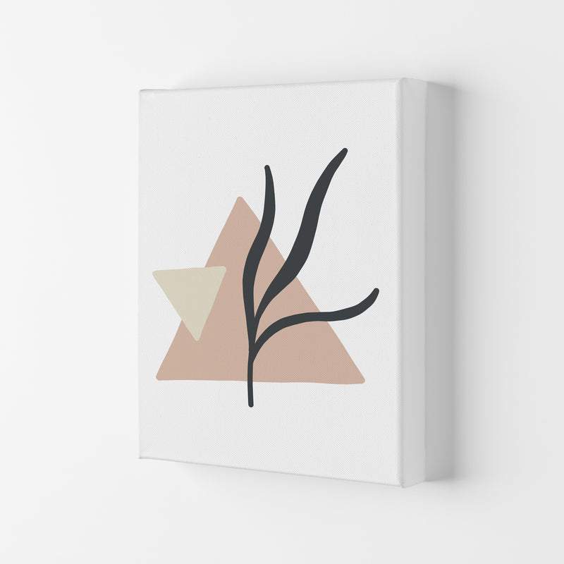 Inspired Pink Triangle Abstract Art Print by Pixy Paper Canvas