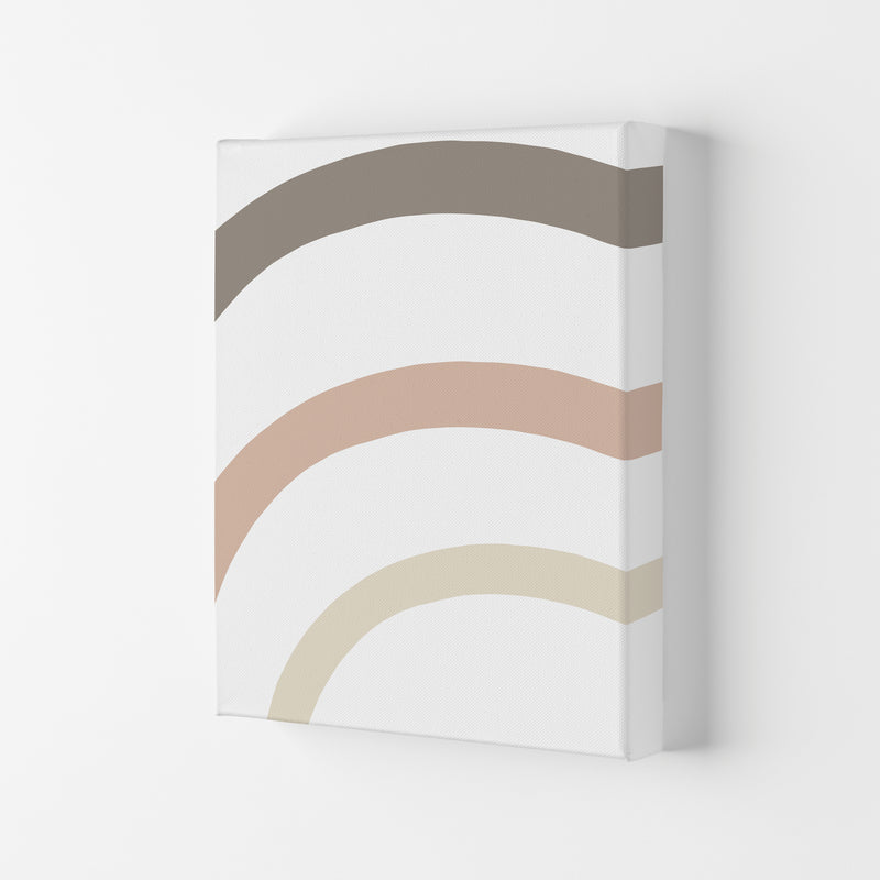 Inspired Rainbow Stripes Art Print by Pixy Paper Canvas