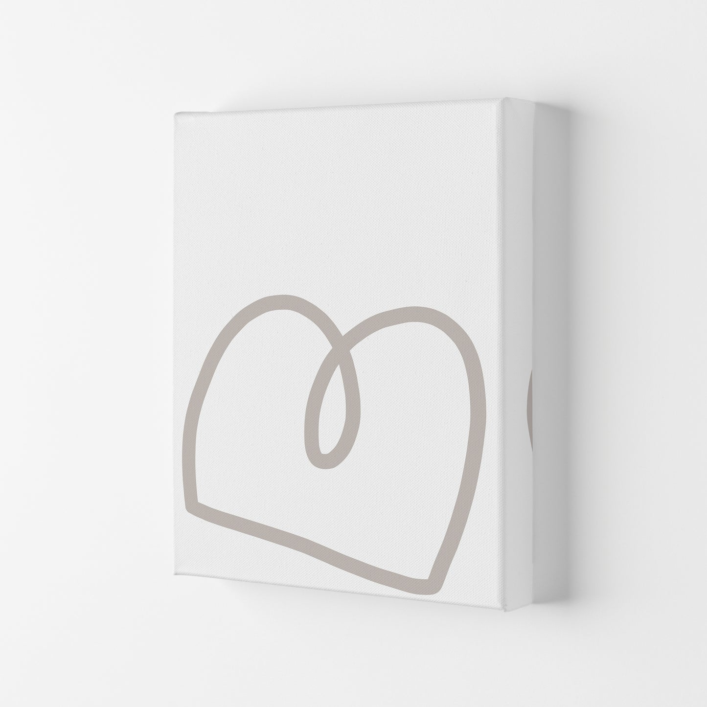 Inspired Stone Line Art Art Print by Pixy Paper Canvas