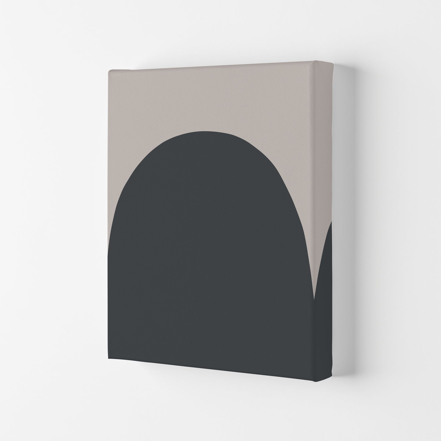 Inspired Off Black and Stone Hill Art Print by Pixy Paper Canvas