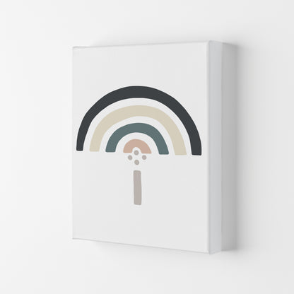 Inspired Natural Rainbow White Art Print by Pixy Paper Canvas