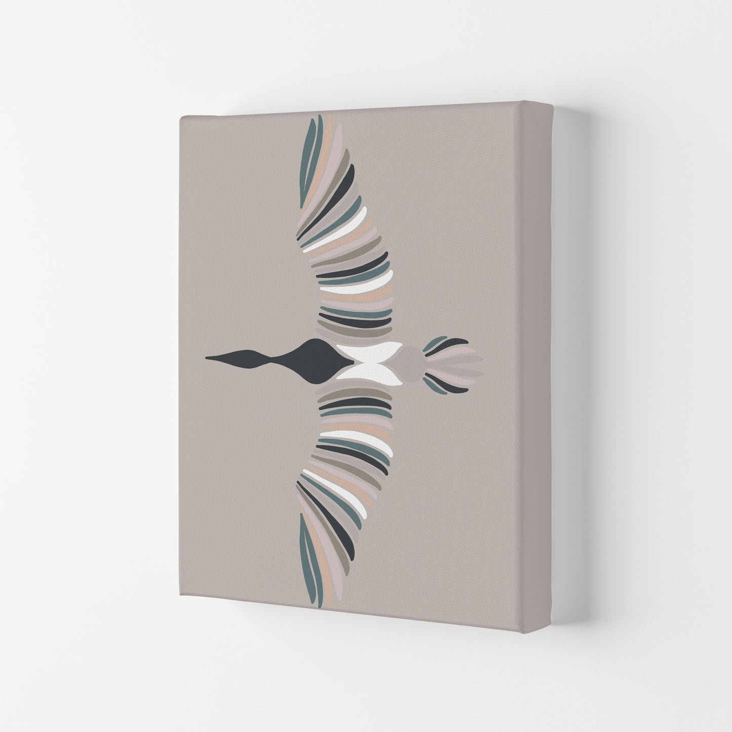 Inspired Bird Art Print by Pixy Paper Canvas
