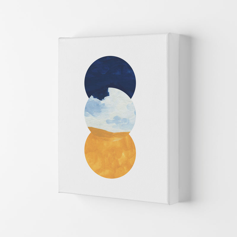Horizon Abstract Circles  Art Print by Pixy Paper Canvas