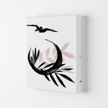 Delicate Floral Moon 08 Art Print by Pixy Paper Canvas