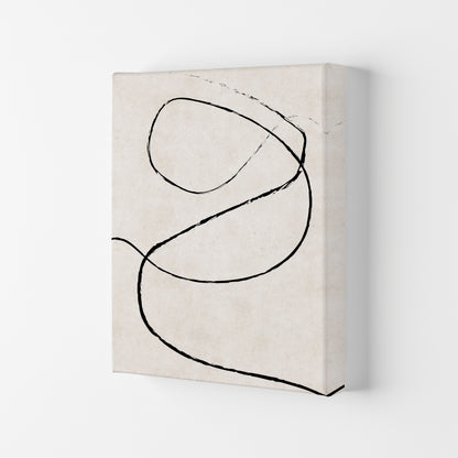 Autumn Wilma abstract Art Print by Pixy Paper Canvas