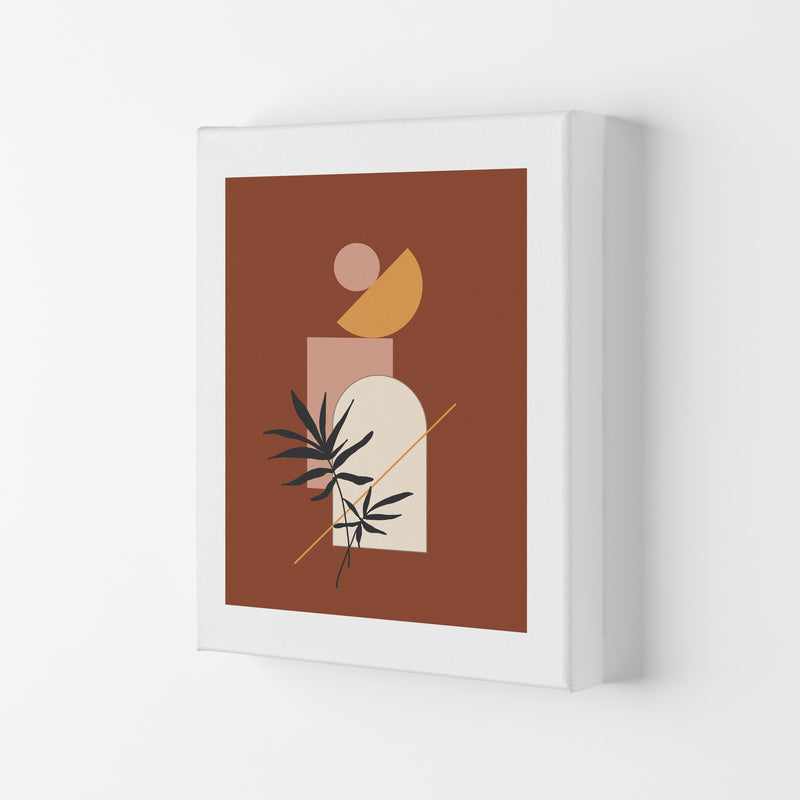 Autumn Fern abstract Art Print by Pixy Paper Canvas