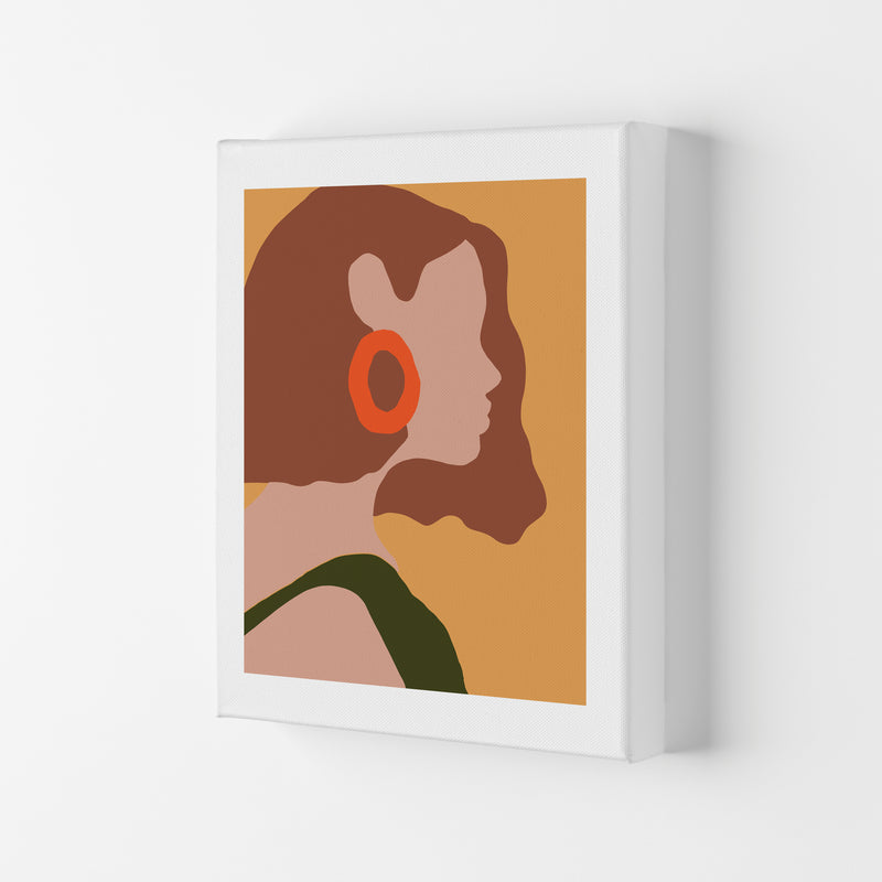 Autumn Amber abstract Art Print by Pixy Paper Canvas