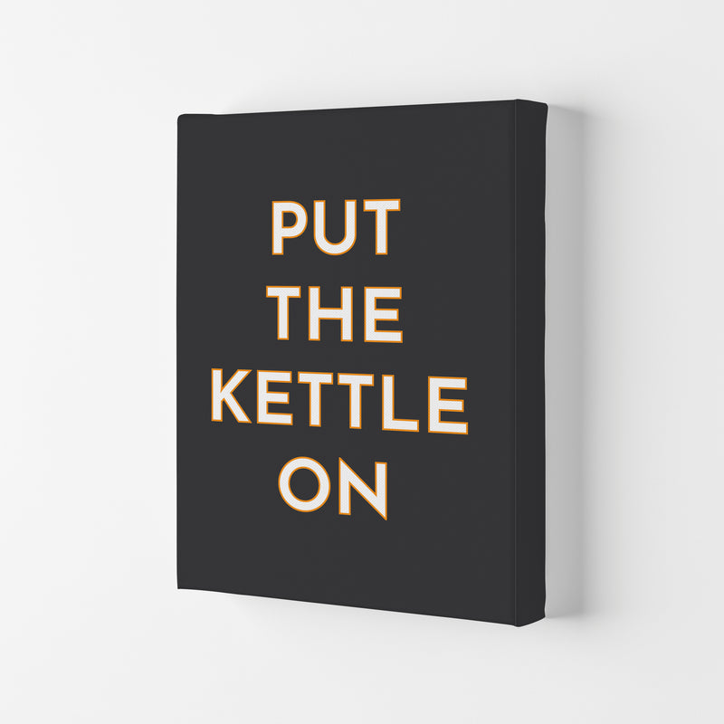 Put The Kettle On Art Print by Pixy Paper Canvas