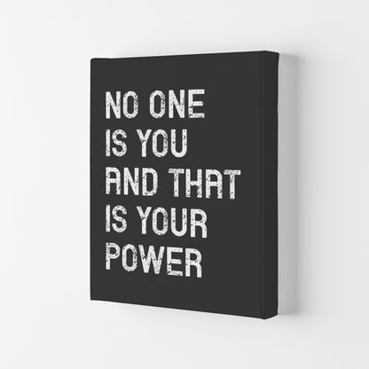 No One Is You Art Print by Pixy Paper Canvas