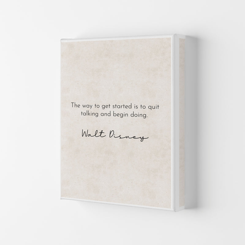 Quit Talking - Walt Disney Art Print by Pixy Paper Canvas