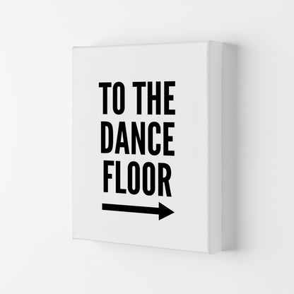 To The Dance Floor Art Print by Pixy Paper Canvas