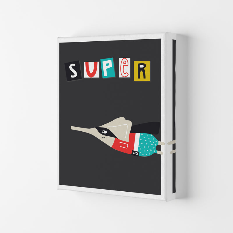 Super elephant Art Print by Pixy Paper Canvas