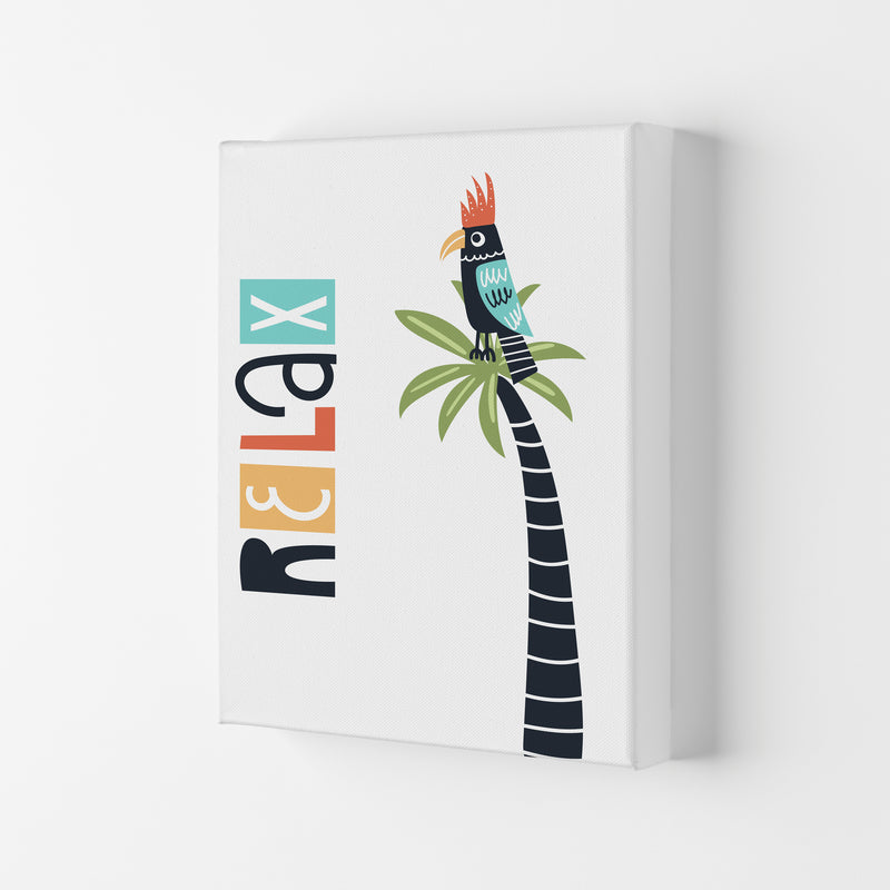 Relax bird Art Print by Pixy Paper Canvas