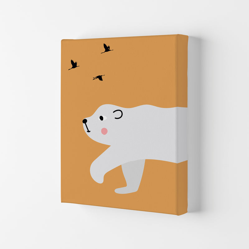 Polar bear Neutral kids Art Print by Pixy Paper Canvas