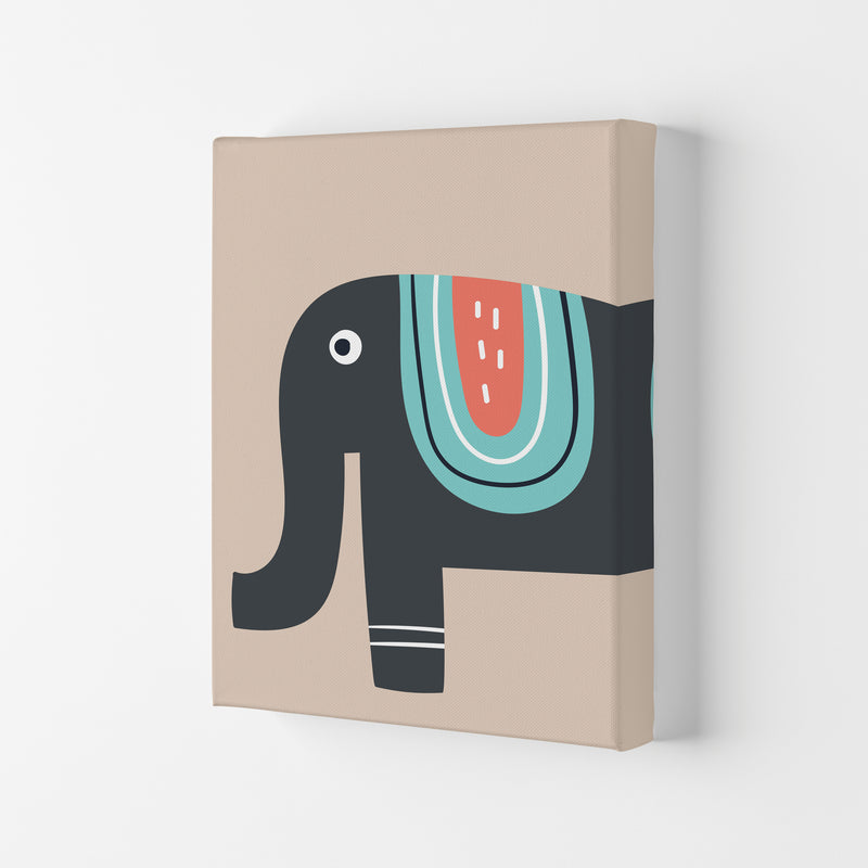 Elephant Neutral kids Art Print by Pixy Paper Canvas