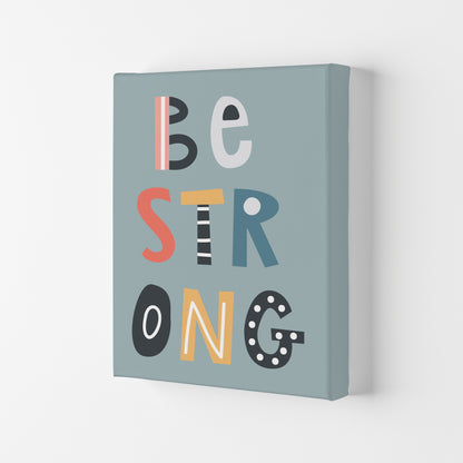 Be strong Neutral kids Art Print by Pixy Paper Canvas