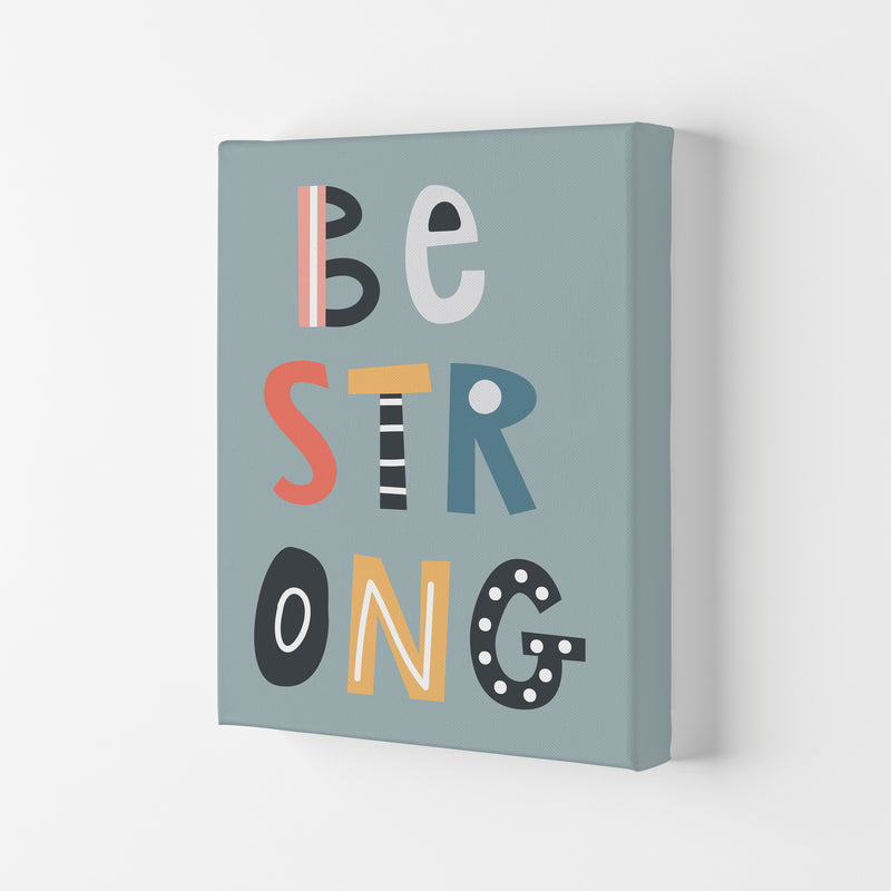 Be strong Neutral kids Art Print by Pixy Paper Canvas