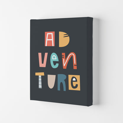 Adventure Neutral kids Art Print by Pixy Paper Canvas